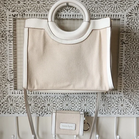 NWOT Nanette Lepore Floral Vegan Leather Purse - Picture 5 of 13